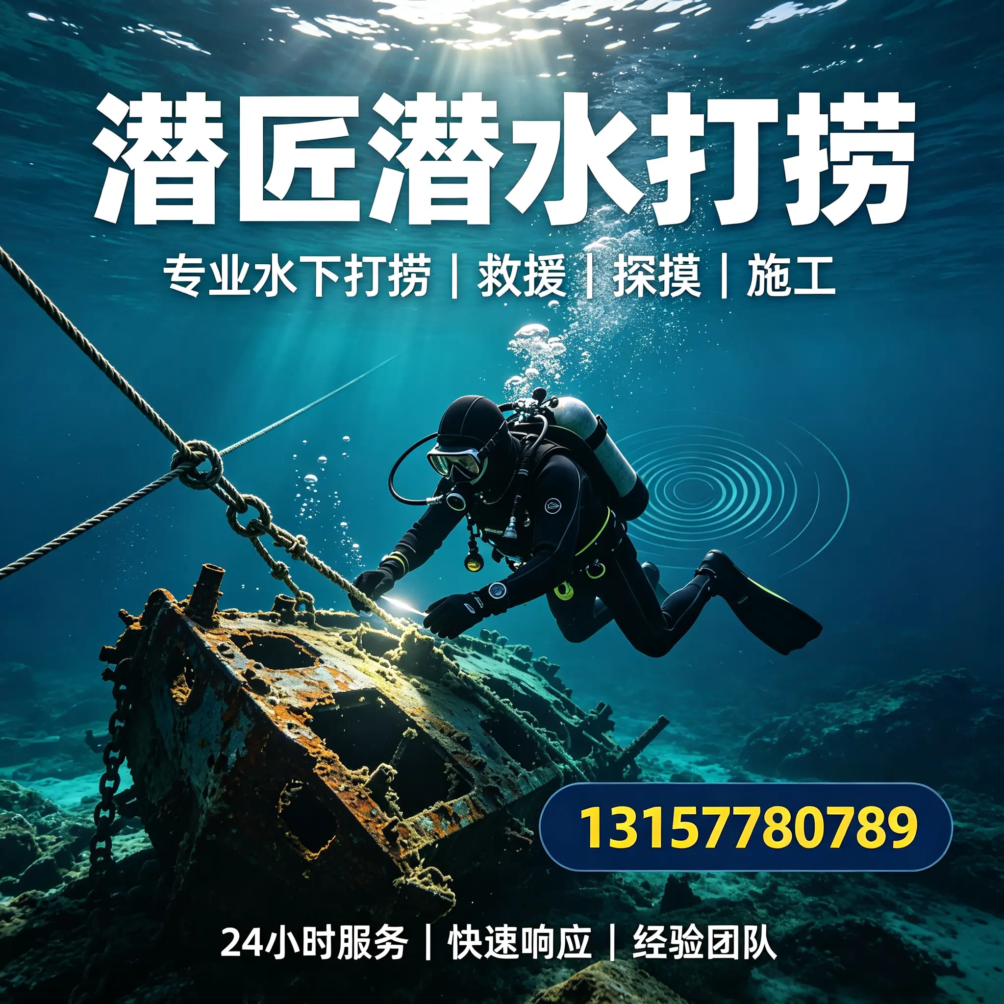 勐腊水下打捞作业服务产品